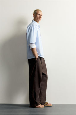 CAMISA BOXY FIT GR?FICOS ESTAMPADOS / Azul - Zara фото 4