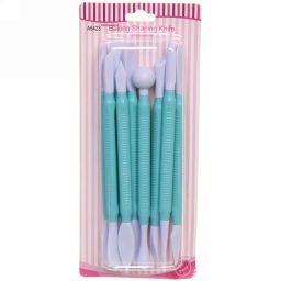 Цена за 2 шт. Инструменты для украшения тортов в наборе 9шт однотонные