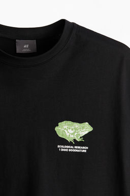 Camiseta con motivo estampado Loose Fit - H&m фото 5