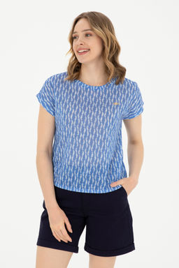 Женская темно-синяя футболка - U.s. polo assn фото 22