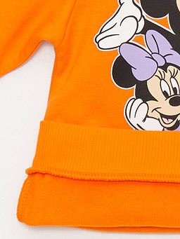 Bisiklet Yaka Minnie Mouse Bask?l? K?z Bebek Sweatshirt - Waikiki фото 3