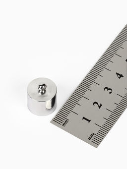 Цена за 2 шт. Концевик-шапочка, СМ-167, набор 5 шт. 11?14 мм, цвет серебро