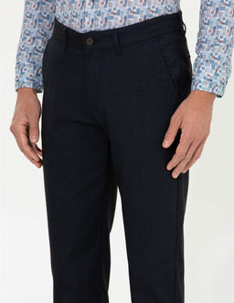 Lacivert Regular Fit Kanvas Pantolon - Pierre cardin фото 5