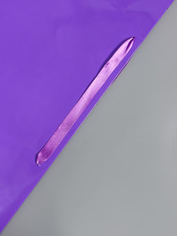 Пакет подарочный ламинированный горизонтальный «Пурпурный», XXL 61×46×20 см