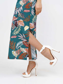 Сарафан женский, цвет голубой бордовый