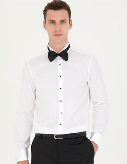 Beyaz Slim Fit Smokin G_mlek