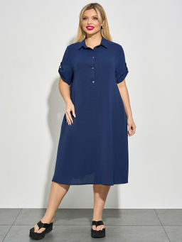 Платье 0258-1с глубокий черный - Dora фото 19