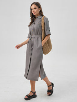 Платье льняное - Stilla фото 10