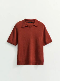 Джемпер поло из хлопка / Zarina фото 8