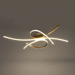 Светильник «Модес» LED 56 Вт 4000К золото 100×50×9 см BayerLux