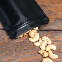 Цена за 100 шт. Пакет дой-пак, матовый, черный, 10×15×4 см