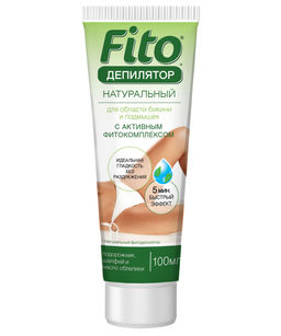 FITOкосметик Натуральный Фитодепилятор для области бикини и подмышек с подорожником 100мл  фото 3