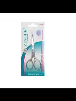 ZINGER Ножницы B-Ц-106-S ,ZS маникюрные для ногтей закругленные