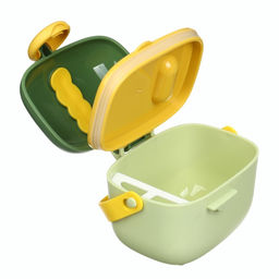 Контейнер для детского питания Крошка Я Дино 5, 400 мл., зеленый