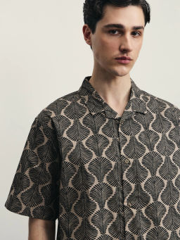 Рубашка с принтом / Zarina  фото 7