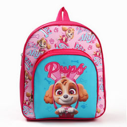 Рюкзак детский для девочки с карманом, 25?24?9 см, Щенячий патруль - Paw Patrol фото 5