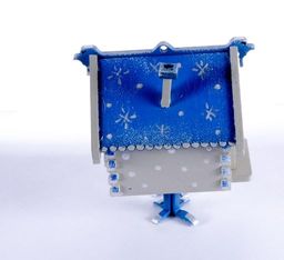 Праздничные новогодние украшения: Избушка на курьих ножках 1013 Blue - Idh фото 4