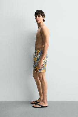BA?ADOR LARGO ESTAMPADO FLORAL / Multicolor - Zara фото 9
