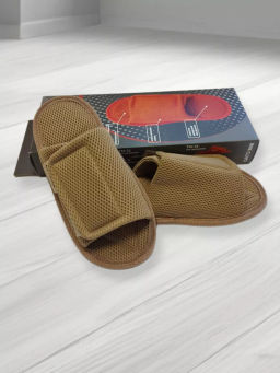 Тапочки анатомические с массажным эффектом (с липучкой) Орто.Ник ТМ-13(тс) темно-серый  фото 11