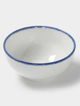 Салатник Magistro Blue Lagoon, 450 мл, 13×6.3 см, фарфор, белый