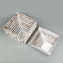 Коробки подарочные новогодние набор 10 в 1 «С Новым годом», 10×10×6–28×28×15 см