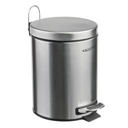 Контейнер д/мусора 12,0л. круг с педалью нерж., без доводчика арт. КТ-88-12С-БД Катунь