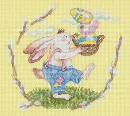 Klart набор для вышивания 8-419 Пасхальная корзинка 19 х 18 см