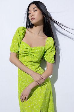 Приталенное платье с узором - Incity фото 2