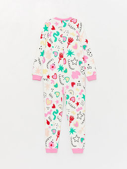 Bisiklet Yaka Bask?l? Uzun Kollu K?z ?ocuk Uyku Tulumu - Waikiki фото 2