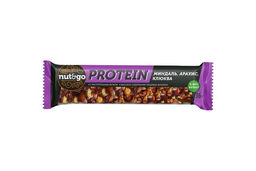 Nut&Go, батончик Protein миндаль, арахис, клюква, 36 г (упаковка 18 шт) - Nut story фото 3