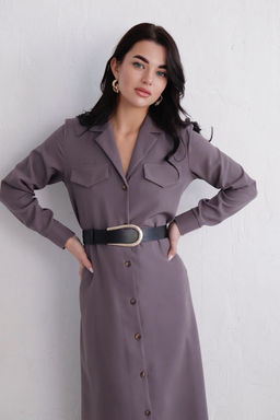 Платье-рубашка с английским воротником - Martichelli фото 39