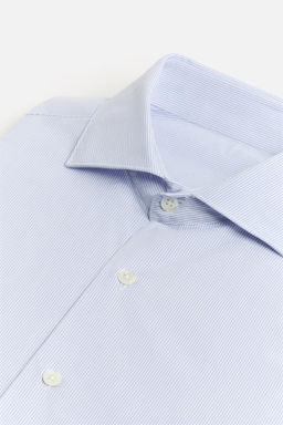 SLIM FIT STRIPED SHIRT - Zara фото 10