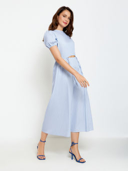 Платье жен. Michaela голубая полоска - Concept club фото 4