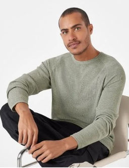 Мужской тонкий вязаный пуловер LIVERGY  фото 6