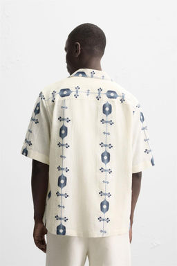 CONTRAST JACQUARD SHIRT - Zara фото 3