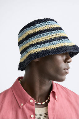 STRIPED CROCHET HAT - Zara фото 10
