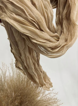 Палантин 180*85см однотонный 33-0001 пшено