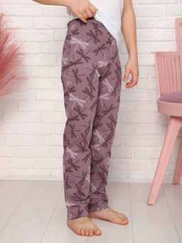 Брюки детские, модель 325, трикотаж (Стрекоза, лиловый) - Ивановотекстиль фото 3