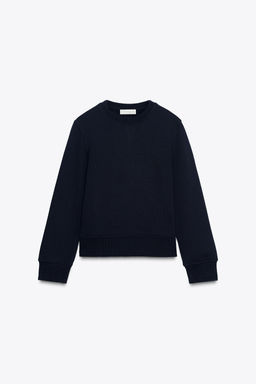 BASIC COTTON SWEATSHIRT - Zara фото 10