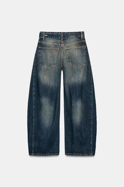 TRF OVERSIZE MID-WAIST JEANS - Zara фото 17