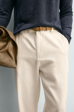 PANTAL?N CHINO RELAXED FIT / Crudo - Zara фото 5
