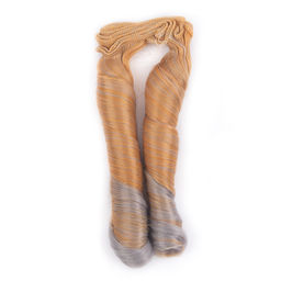 HobbyBe HAR-9 Тресс для кукол 15 см 100 см 27 г 31 оранжевый, серый