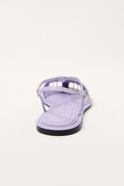 LIMITED EDITION BRAIDED LEATHER CAGE SANDALS - Zara фото 5