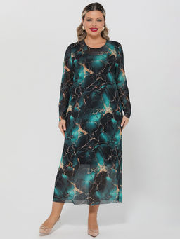 Платье Глория 0240-2амх морская глубина