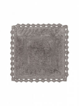 Коврик для туалета молочный 50x50 махра