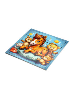 Настольная игра логическая Пятнашки. Лошадка с игрушками, 22?22 см, головоломка