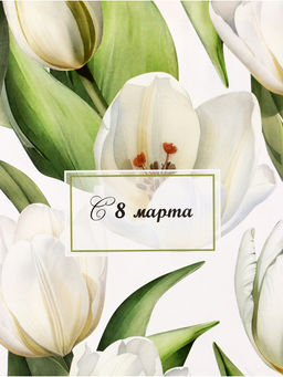 Цена за 2 шт. Пакет подарочный крафт, С 8 Марта 25?12?32 см