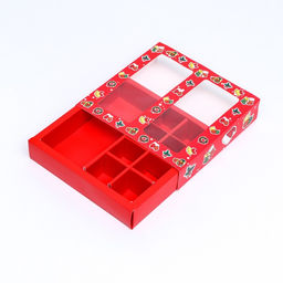Цена за 2 шт. Коробка под 8 конфет и шоколадки, 17.7×17.7×3.8 см