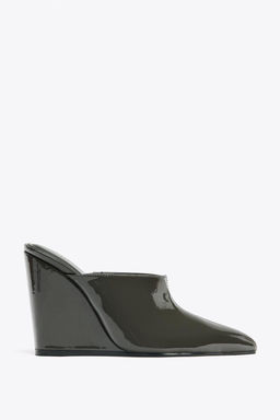 PATENT WEDGE HEELS - Zara фото 4