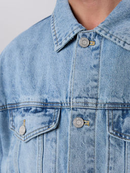 Мужская куртка джинсовая свободного кроя КЭЛВИН (CALVIN) / Lee Cooper  фото 6